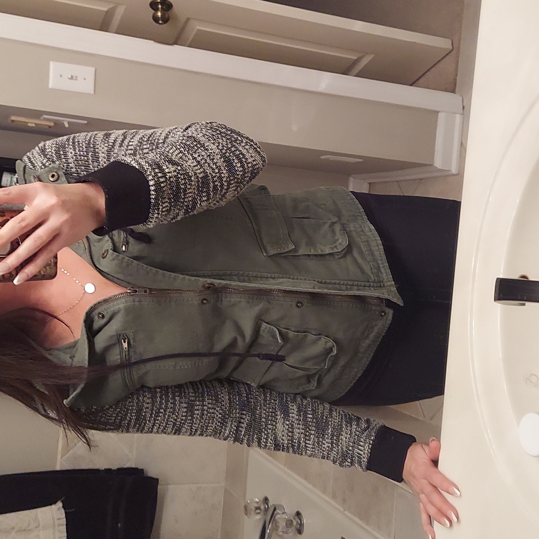 Utility Jacket Sweater